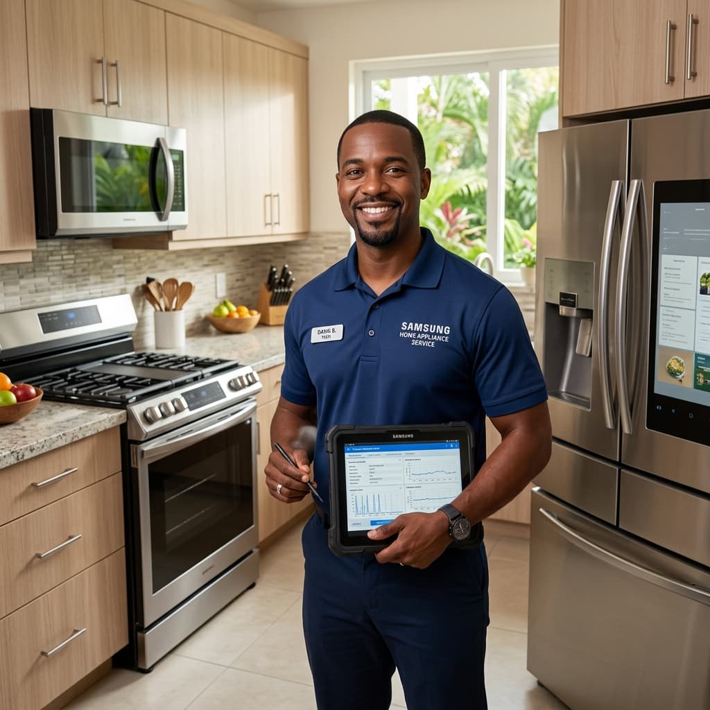 Delta Appliances technician at work